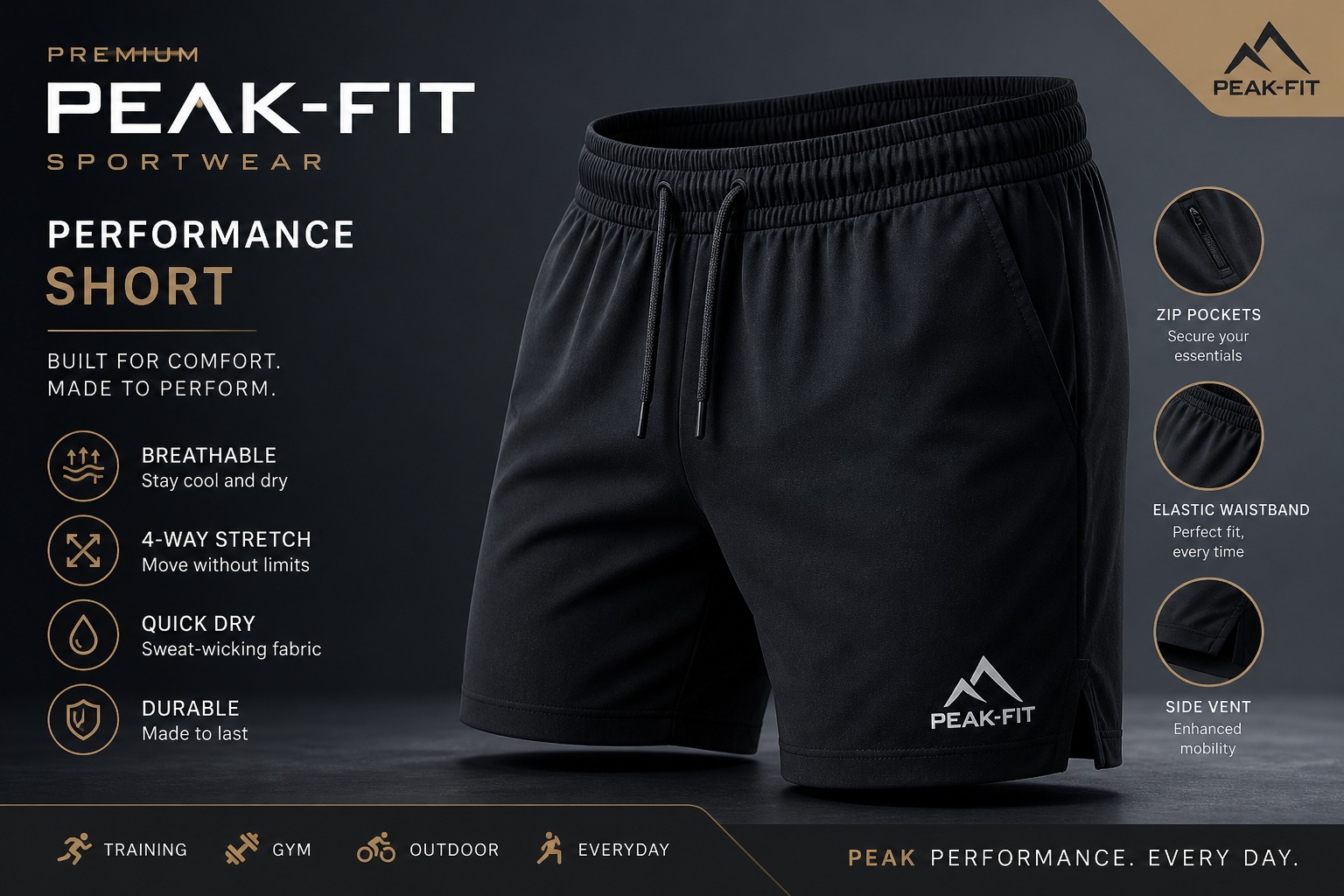 Peak Active Shorts