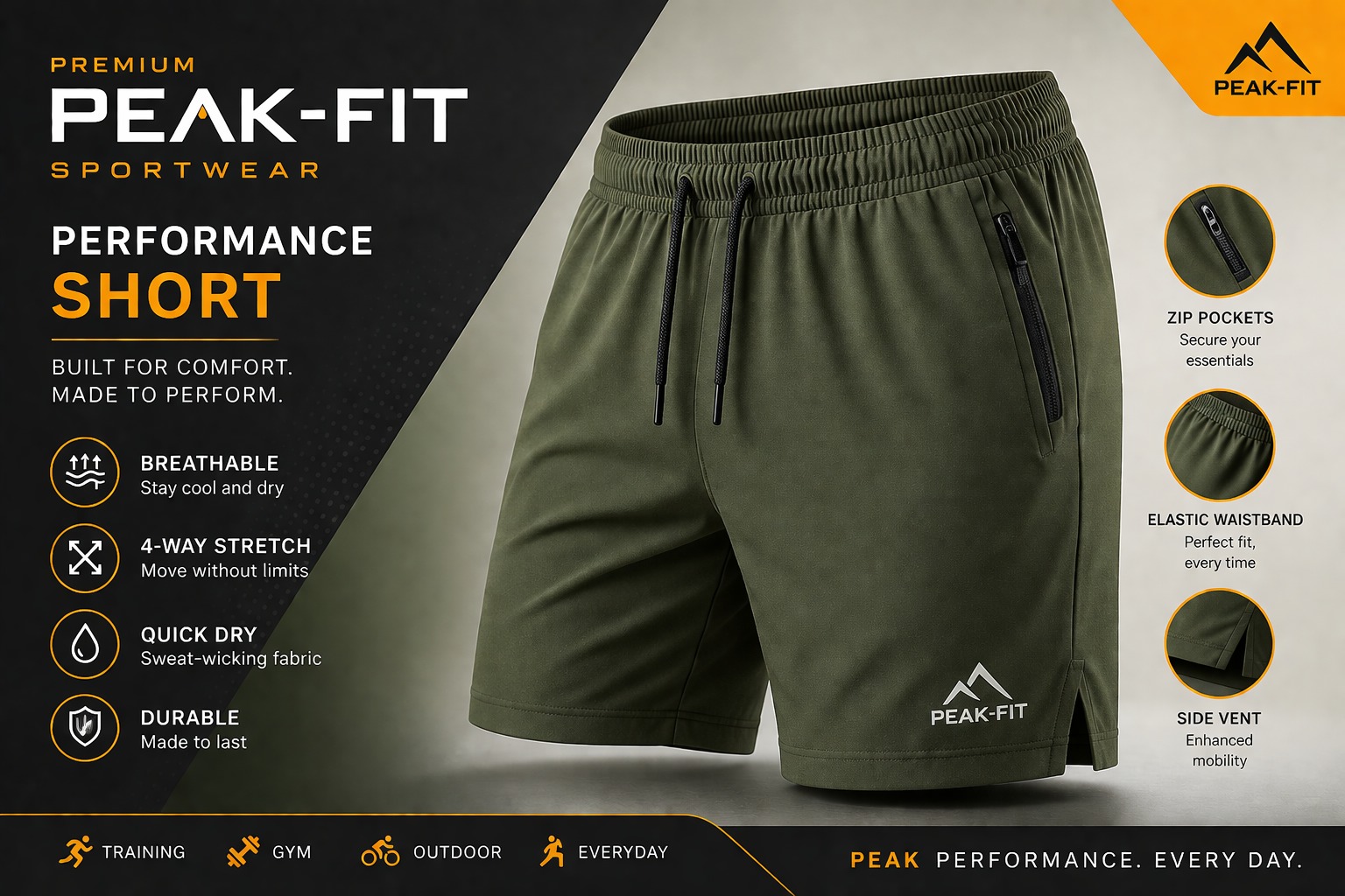 Peak Active Shorts